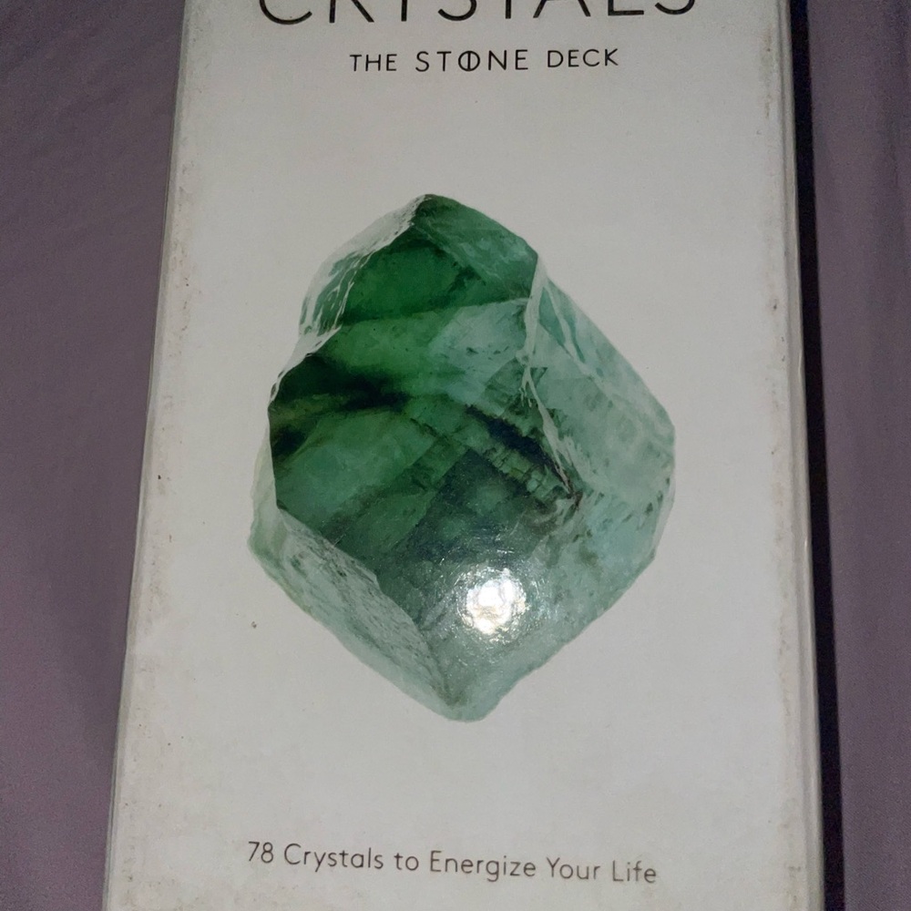 Crystals The Stone Deck - Green Crystal Illustration